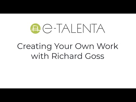 Create Your Own Work with actor Richard Goss